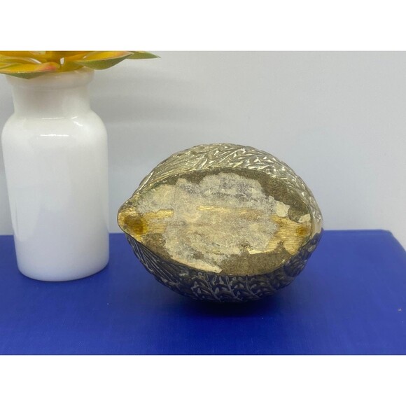 Vintage Brass Quail Figurine, Partridge Figurine, Mid Century Decor, Brass Bird - Picture 6 of 8